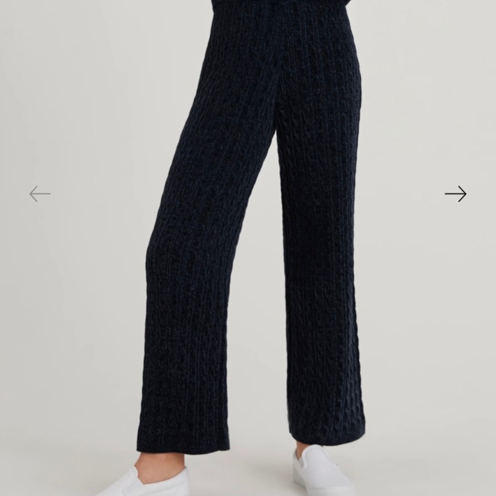 Something Navy Sadie Chenille Relaxed Pant